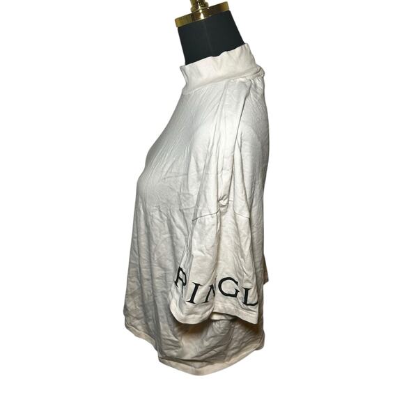 H&M x Pringle of Scotland Cream Knit Top Size XL Cotton Blend - Picture 4 of 8